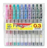 DONG-A Fine-Tech Excellent Writing 03mm Gel Ink Pens 10colors