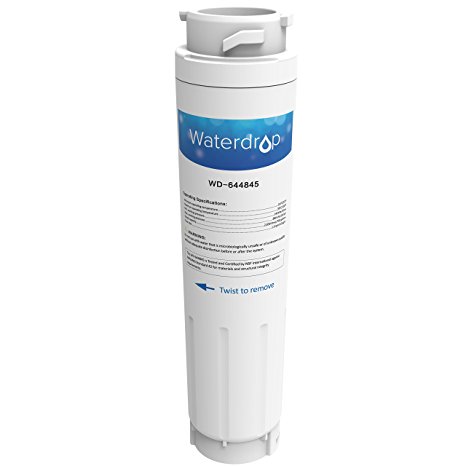 Waterdrop Refrigerator Water Filter Replacement for Bosch Ultra Clarity 9000194412, 9000 077104, 644845, Haier 0060820860, 0060218743, 1 Pack