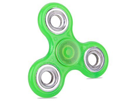 WUTL Tri Fidget Spinner Toy Friendly Fruit Color Super Silent Stress Relief Great Gift