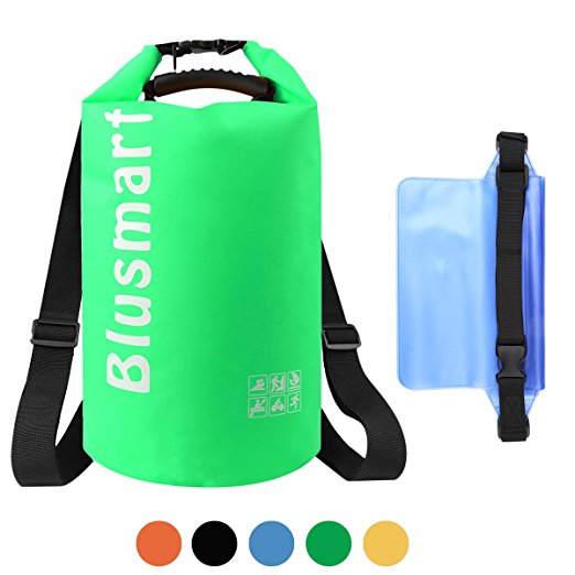 Blusmart 10L/20L Waterproof Dry Bags   Waterproof Waist Pouch, Perfect for Kayaking / Boating / Canoeing / Fishing / Rafting / Swimming / Camping / Snowboarding