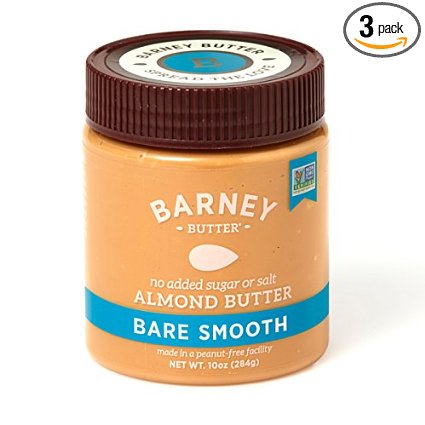 Barney Butter Bare Almond Butter, Smooth, 10 Ounce