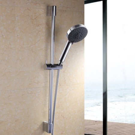 KES F200KP501B Five Function Massaging Hand Shower Head with Adjustable Slide Bar Polished Chrome