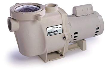 Pentair 011519 WhisperFlo High Performance Energy Efficient Single Speed Up Rated Pump, 2 Horsepower, 208-230 Volt, 1 Phase