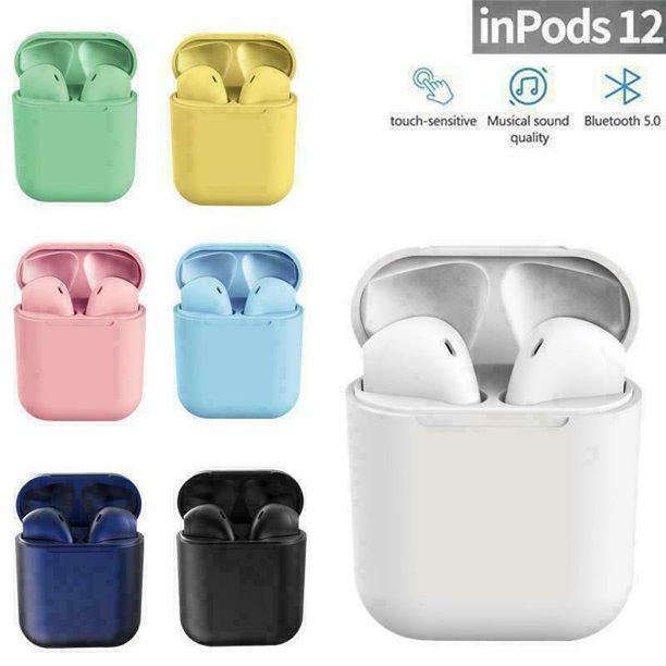 Inpods 12 True Bluetooth Headset Wireless Earbuds Inpod Headphones For IOS Android