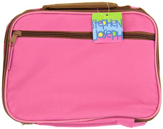 Stephen Joseph Lunch Box, Pink/Brown