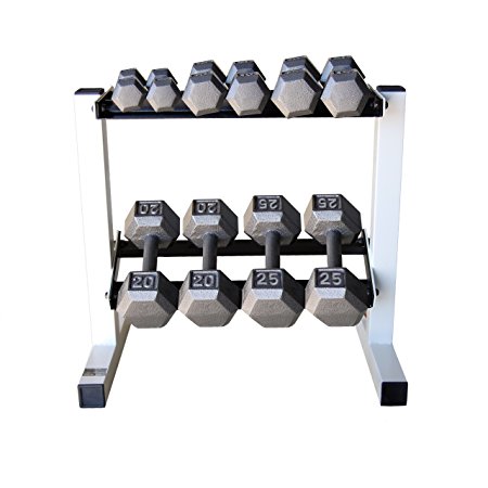 CAP Barbell 150 lb. Hex Dumbbell Set with Rack