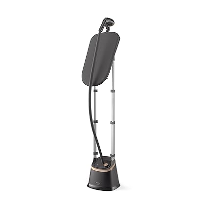 Philips Standing Garment Steamer STE3170/80 – 2000 watts power, MyEssence, Unique tilting style board, 3 steam settings, up to 40 g/min steam output