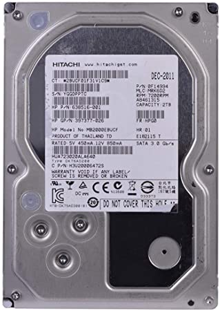 HITACHI, Hitachi Ultrastar A7K3000 HUA723020ALA640 2 TB Internal Hard Drive (Catalog Category: Computer Technology/Storage Components) (Renewed)