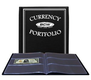 BCW - Currency Portfolio - (Dollar Bill Combo Storage Album) - Currency and Coin Collecting Supplies