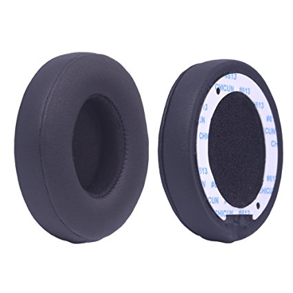 Bingle Ear Pads Exact Replacement Ear Cushions for Beats SOLO 2 / 3 Wireless On Ear Headphone ONLY ( NOT FIT SOLO 2.0 WIRED ) - Black(BSO2B)