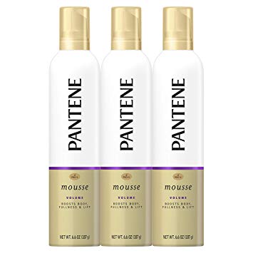 Pantene, Body Boosting Mousse, Maximum Fullness, Pro-V, 6.6 fl oz, Triple Pack