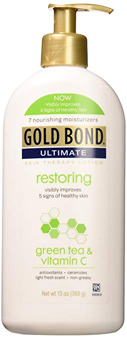 Gold Bond Ultimate Restoring Green Tea & Vitamin C 13 oz ( Pack of 2)