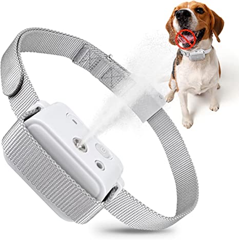 Citronella Bark Collar, Automatic Citronella Dog Collar, Humane Rechargeable Citronella Spray Training Collar for Dog, Waterproof Stop Dog Bark Collar for Small Large Dogs 5-120lbs Anti Bark Collar