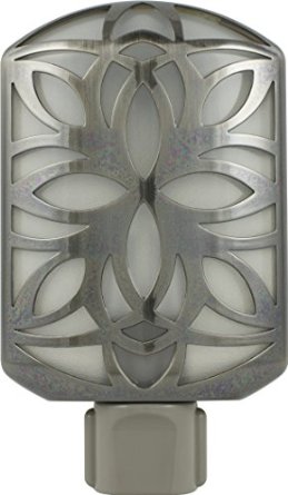 GE 11314 Brushed Nickel LED Decor Night Light Silver