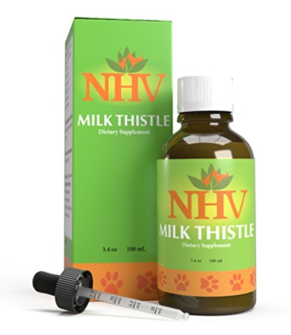 NHV Milk Thistle - Support for Liver Disease, Liver and Kidney Detox, Kidney Support in Cats, Dogs and Small Pets