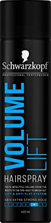 Schwarzkopf Styling Volume Lift Hairspray, Extra Strong Hold, 400 ml