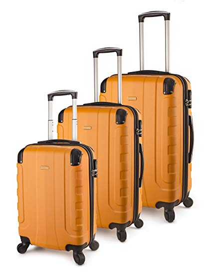 TravelCross Chicago Luggage 3 Piece Lightweight Spinner Set