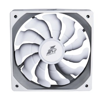 1STPLAYER FIRE ROSE Hydraulic bearing, Anti-knocking Cover, Smart Speed Control, 12cm Silent PC Cooling Case Fan
