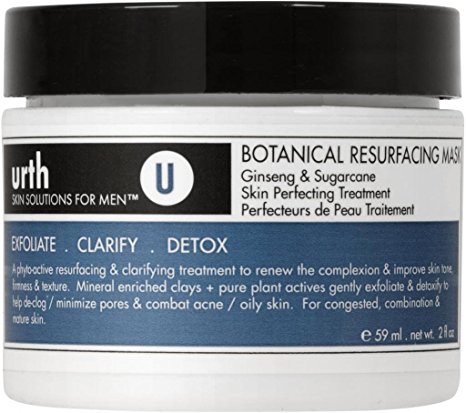 Urth Skin Solutions for Men Botanical Resurfacing Mask 2oz