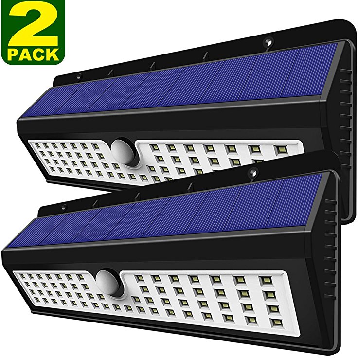 62 LED Outdoor Solar Powered Motion Sensor Light, Lovin Product Security Light with Three Intelligent Modes. Ultra Bright for Home, Driveway, Patio, Deck, Yard, Garden. (2 PACK)