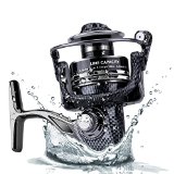 Spinning Fishing Reels Plusinno Big Fish Reel Freshwater Inshore Saltwater with Gear Ratio 521 LeftRight Interchangable Collapsible Handle Reel