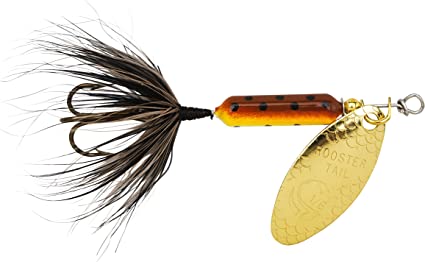 Yakima Bait Wordens Original Rooster Tail Spinner Lure, 3 Pack