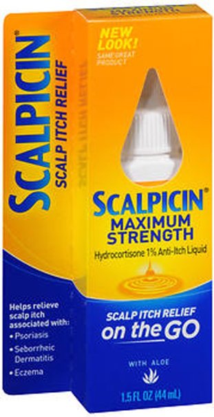 Scalpicin Maximum Strength Scalp Itch Medication: 1.5 OZ