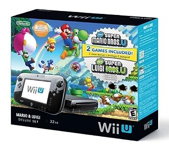 Nintendo Wii U Deluxe Set: Super Mario Bros U & Luigi U (32 GB)