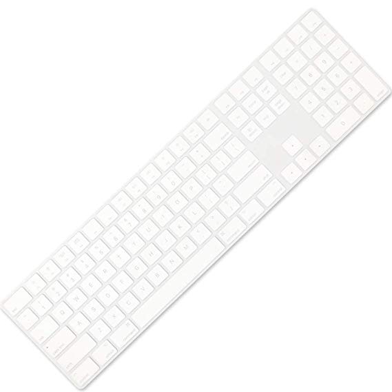 All-inside Transparent Cover for Apple iMac Magic Keyboard with Numeric Keypad MQ052LL/A A1843 US Layout