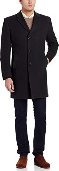 Tommy Hilfiger Men's Barnes Single Breasted Walker Coat