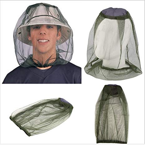 Bug Insect Bee Mosquito Fly Beekeeping Resistance Net Mesh Head Face Fishing Hunting Outdoor Camping Hiking Hat Protector Cap Face Protector Camouflage Sun