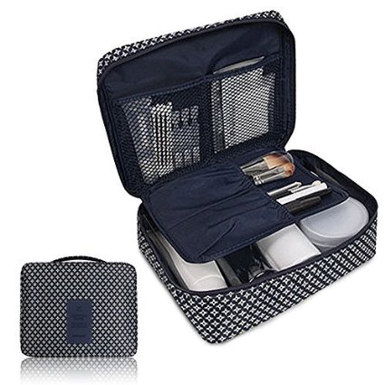 Pockettrip Cosmetic Makeup Bag Toiletry Travel Kit Organizer New 2015 (Shuriken)
