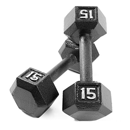 CAP Barbell Cast Iron Hex Dumbbell