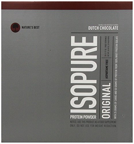 Nature's Best Isopure, Dutch Chocolate, 20 Count, 3.17 Ounce, Drink Packets