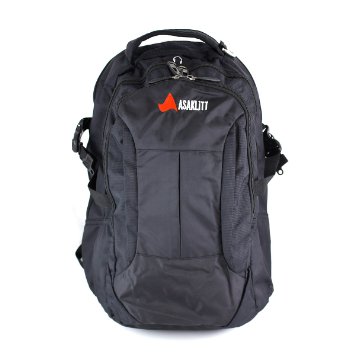 Casual Durable Backpack, 32 Liter, 15 inch laptop   Macbook sleeve, black