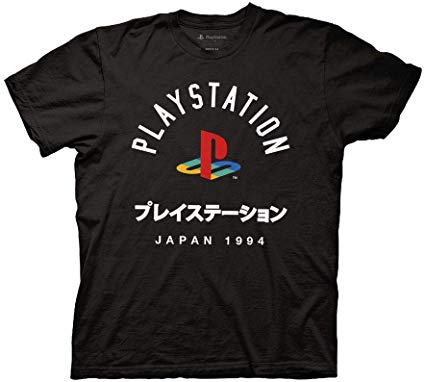 Ripple Junction Playstation Adult Unisex Japan 1994 Light Weight 100% Cotton Crew T-Shirt