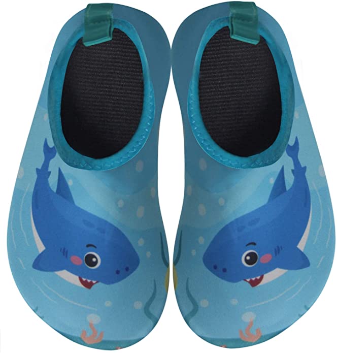 BomKinta Kids Water Shoes Boys Girls Barefoot Quick Dry Non-Slip Aqua Socks for Beach Swimming Pool