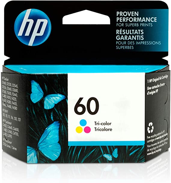 HP 60 | Ink Cartridge | Tri-color | CC643WN