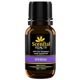 Verbena Essential Oil BIG 15ml 5oz By Scential Health - 100 Certified Pure Therapeutic Grade Essential Oil With No Fillers Bases Additives OR Carrier Oils
