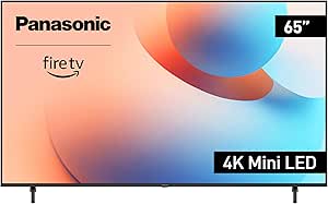 Panasonic W95 Series 65-inch Mini LED 4K Ultra HD Smart TV with Amazon Fire TV Built-in, Local Dimming Ultra, 144Hz Refresh Rate and Alexa Built in - TV-65W95AP