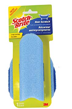 Scotch-Brite Tub and Shower Scrubber, Non Scratch Bath Scrubber