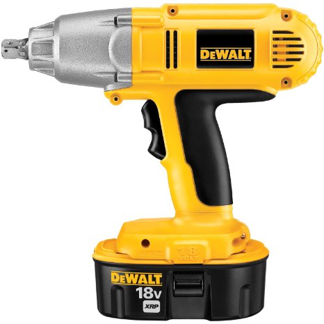 DEWALT DW059K-2 18-Volt NiCad 12-inch Cordless Impact Wrench Kit