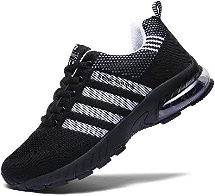 XIDISO Mens Womens Running Shoes Air Cushion Sneakers Lightweight Athletic Tennis Sport Shoe for Men