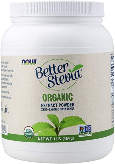 NOW Foods BetterStevia Extract Powder Organic - 1 lb