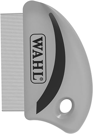 Wahl Canada Cat Flea Comb, Helps Detect and Remove Fleas Easily, Smooth rounded tips for comfort and safety, Cat Grooming, Cat Flea Comb - Model 58533