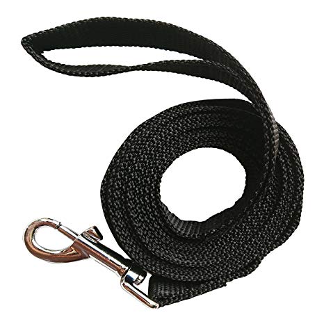 Hulless Dog leash,Nylon training leash,Dog traction rope,Black dog leashes for small dogs,Great for dog training,Play,Camping or Backyard.