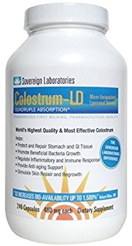 Colostrum-Ld 480 Mg Capsules With Proprietary Liposomal Delivery (Ld)