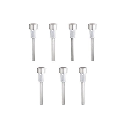 Solar LED Path Light Stainless Steel 7 Pack