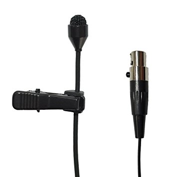 Pro Lavalier Lapel Microphone Microdot 6016 For SHURE Wireless Transmitter - Omni-directional Condenser Mic