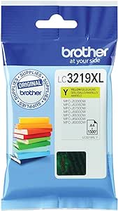 Brother LC3219XLY Cartouches d'encre d'origine compatible avec Imprimantes Jet d'Encre Business Smart MFC-J5xxxDW/MFC-J6xxxDW Jaune XL